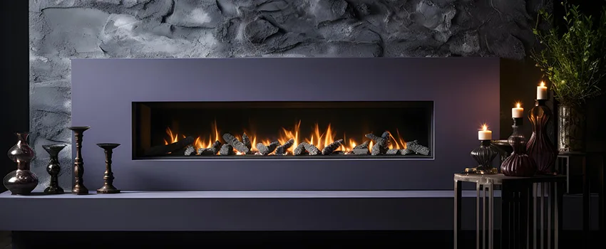 Ember Bed for Ventless Gas Fireplace in Jenks, OK